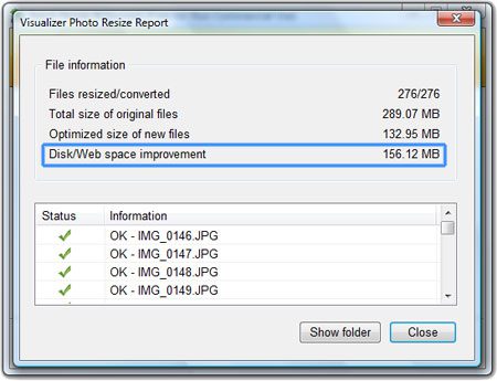 resize image without losing quality software. Visualizer Photo Resize – Save disk space without loosing quality
