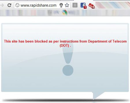 Novamov Porn - File Sharing sites blocked in India by DoT - rapidshare.com